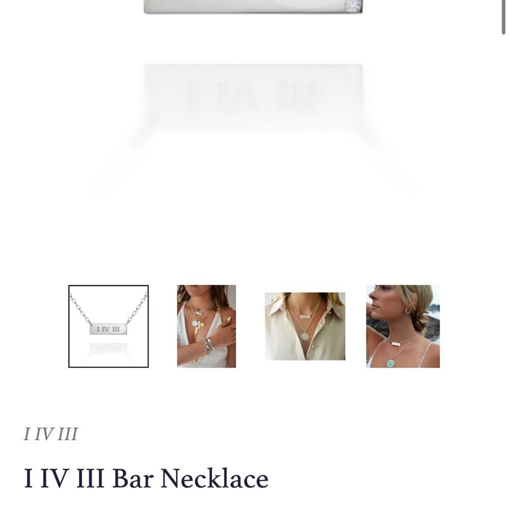 Lola / Colby Davis silver necklace